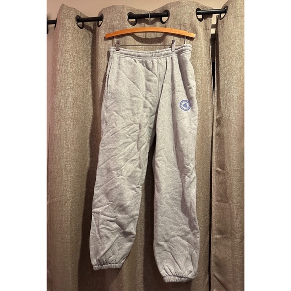 NWT Women's 7 Day Active Classic Gray Crewneck Sweatshirt and Sweatpants SET - Picture 4 of 7